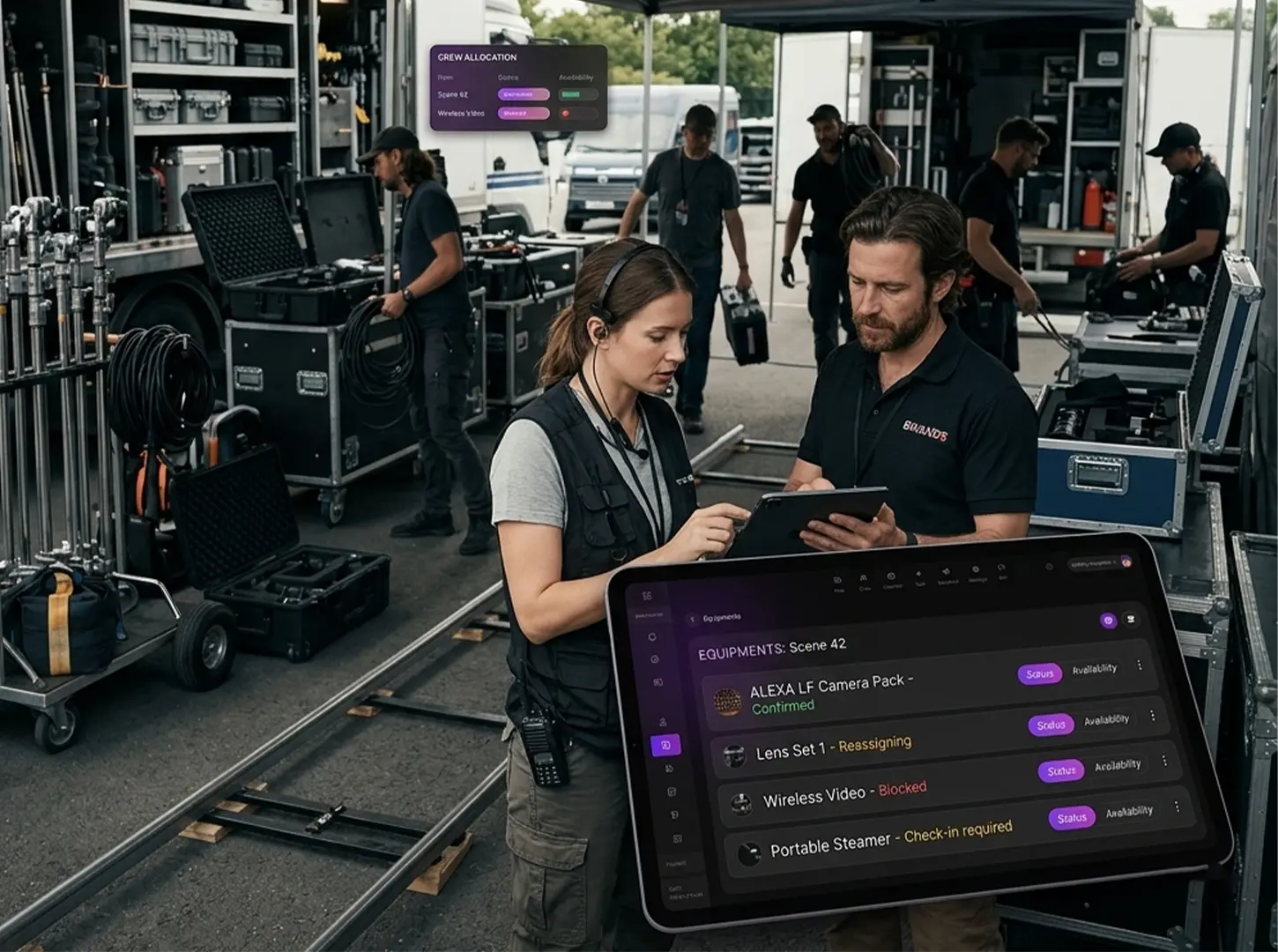 Connected equipment system
